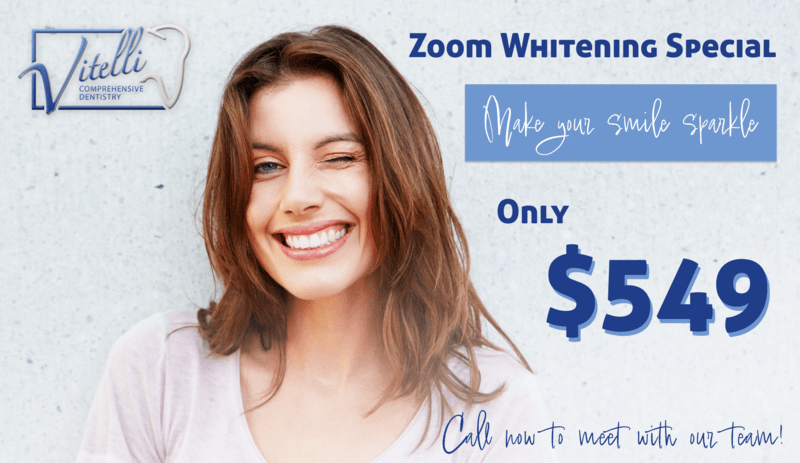 Zoom teeth whitening special $425
